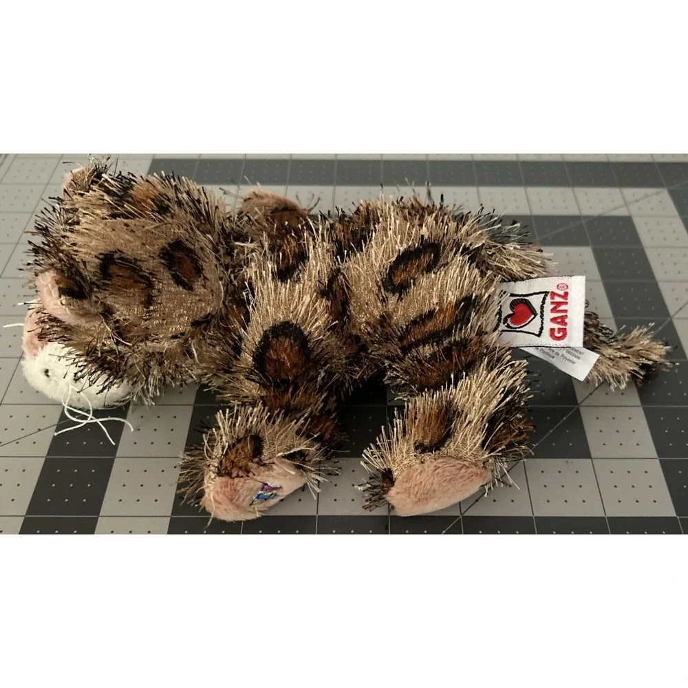 Ganz Webkinz Lot of 2 HM004 Black Bear HS031 Leopard Soft‎ Plush Stuffed Animals